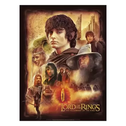 Lord of the Rings Art Print The Fellowship of the Ring 46 x 61 cm - keretezetlen vászonkép termékfotó