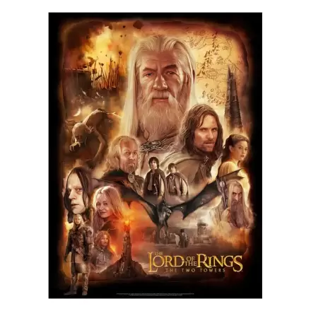Lord of the Rings Art Print The Two Towers 46 x 61 cm - keretezetlen vászonkép termékfotó