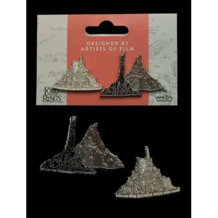 Lord of the Rings Collectors Pins Minas Tirith & Mt. Doom kitűző csomag termékfotója