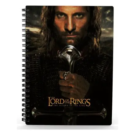 Lord of the Rings A5 jegyzetfüzet 3D effekttel termékfotója