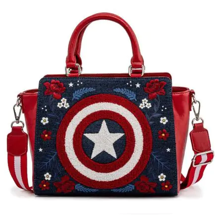 Loungefly Captain America 80th Floral Shield 80th táska termékfotó