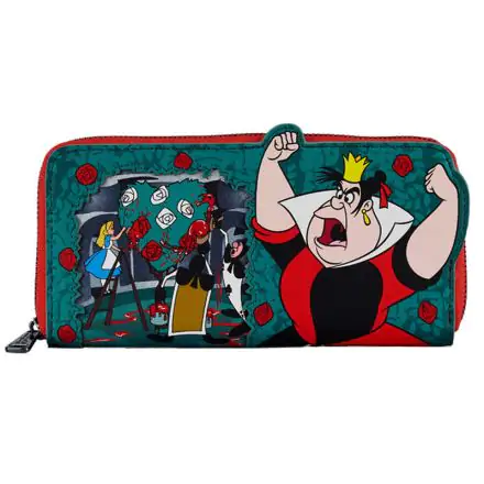 Loungefly Disney Alice Csodaországban Queen of Hearts pénztárca termékfotó