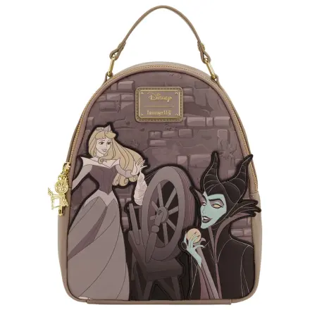 Loungefly Disney Sleeping Beauty & Maleficient Spinning Wheel táska hátizsák 26cm termékfotó