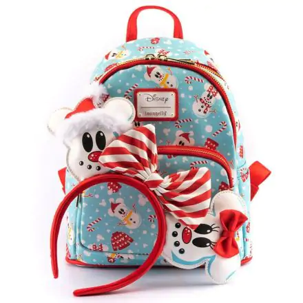 Loungefly Disney Snowman Mickey Minnie táska hátizsák + hajpánt csomag 26cm termékfotó