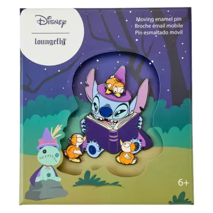 Loungefly Disney Stitch Spooky Stories Halloween kitűző termékfotó