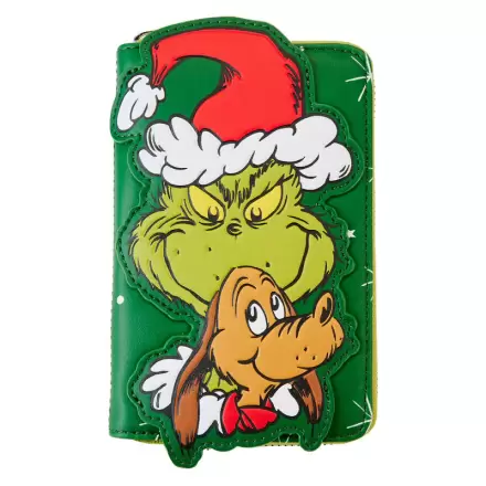 Loungefly Dr. Seuss How the Grinch Stole Christmas! Santa pénztárca termékfotó