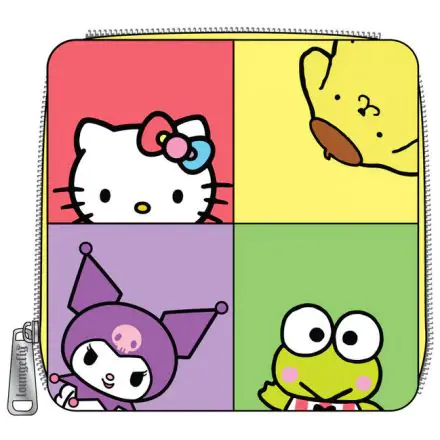 Loungefly Sanrio Hello Kitty and Friends Color Block pénztárca termékfotó