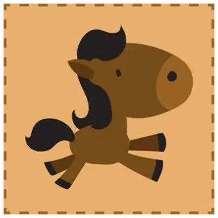 Lovas Brown kéztörlő arctörlő, törölköző  termékfotó