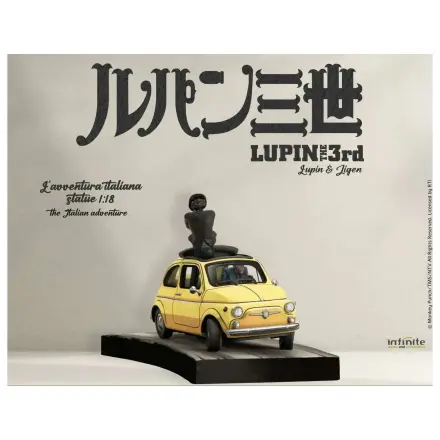 Lupin the 3rd The Italian Adventure Lupin Jigen szobor figura 1/18 14 cm termékfotó