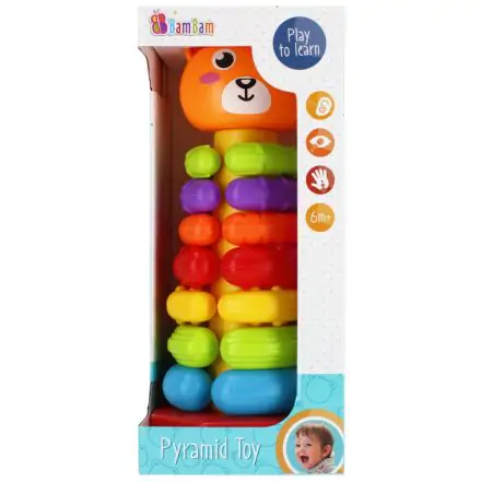 Maci piramis építő játék termékfotó