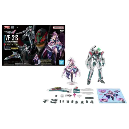 Macross HG 1/100 VF-31S Siegfried Deluxe Set modell készlet termékfotó