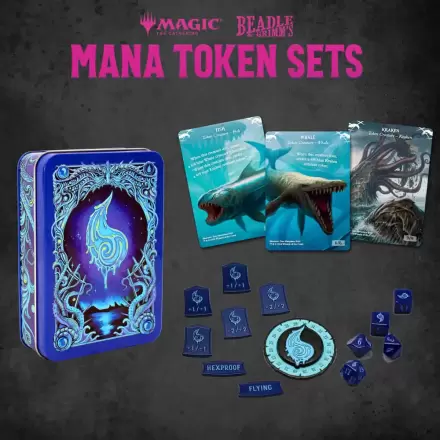 Magic: The Gathering Blue Mana dobókocka és Token csomag termékfotója