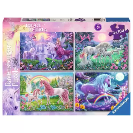 Magic Unicorns puzzle 4x100db-os termékfotó