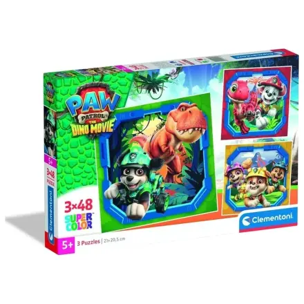 Mancs Őrjárat Dino Movie 3x48 db-os puzzle termékfotó