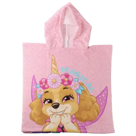 Mancs őrjárat mikroszálas poncsó strandtörölköző termékfotó