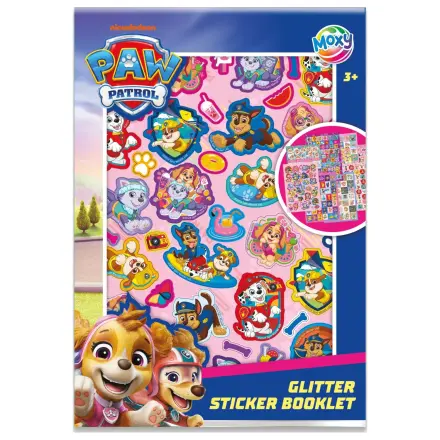 Mancs Őrjárat Puppy Love csillámos matrica könyv termékfotó