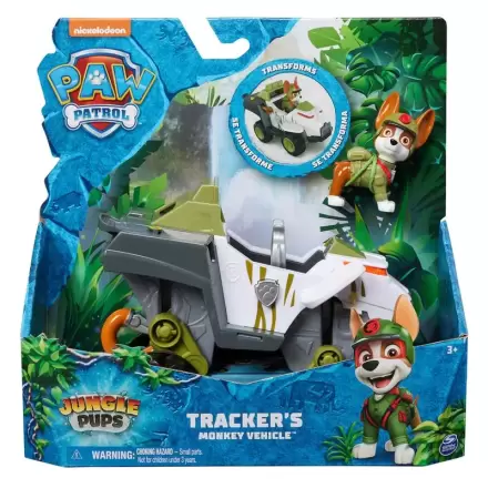 Paw Patrol Tracker Jungle Pups Fahrzeug und Figuren termékfotója