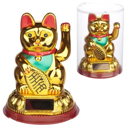 MANEKI-NEKO Good Luck napelemes figura 14 cm termékfotó