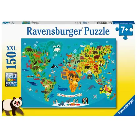 Map of animals XXL puzzle 150db-os termékfotó