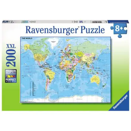 Map of the world XXL puzzle 200db-os termékfotó