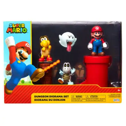 Mario Bros Dungeon diorama figura csomag termékfotója