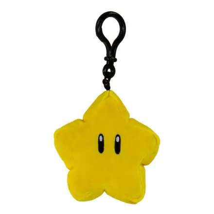 Mario Kart Mocchi-Mocchi Clip On Hanger Super Star plüss 10 cm termékfotó