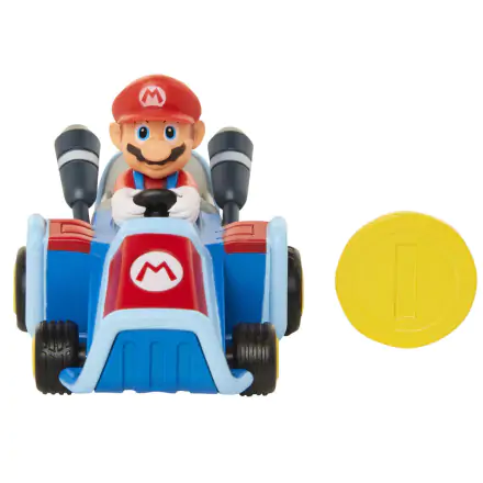 Mario Kart wave 1 Super Mario Coin Racers Mario figura 6 cm termékfotó
