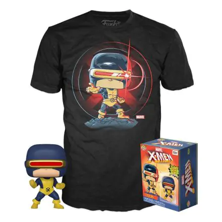 Marvel 80th POP! & Tee Box First Appearance Cyclops figura és póló csomag termékfotó