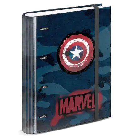 Marvel Amerika Kapitány A4 gyűrűs karton irattartó lapokkal termékfotó