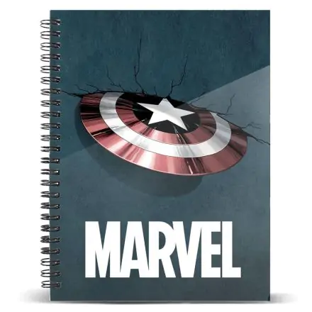 Marvel Amerika Kapitány A5 jegyzetfüzet termékfotó