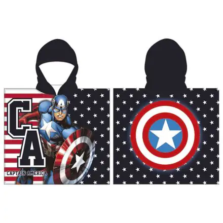 Marvel Amerika Kapitány poncsó törölköző termékfotó