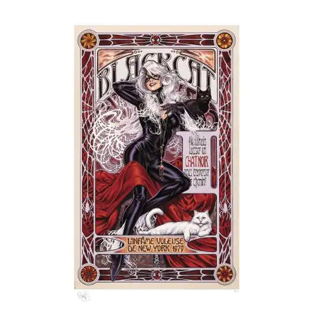 Marvel Art Print Black Cat: L'Infâme Voleuse 46 x 66 cm - keretezetlen vászonkép termékfotó