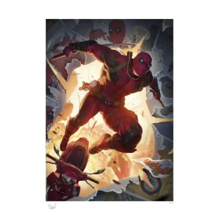 Marvel Art Print Deadpool 46 x 61 cm - keretezetlen vászonkép termékfotó