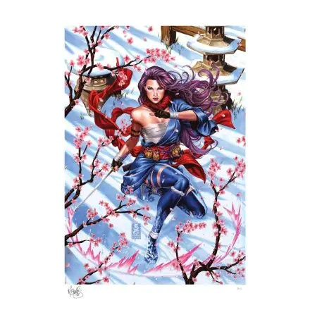 Marvel Art Print Psylocke Demon Days: X-Men 46 x 61 cm - keretezetlen vászonkép termékfotó