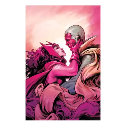 Marvel Art Print Scarlet Witch & Vision 41 x 61 cm - keretezetlen vászonkép termékfotó