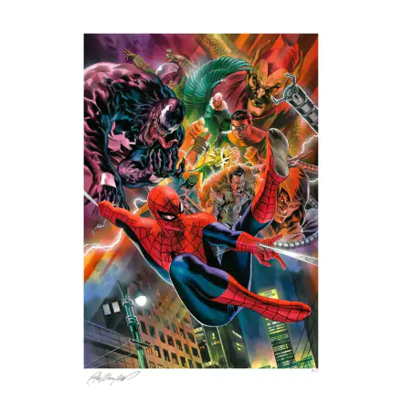 Marvel Art Print Spider-Man vs the Sinister Six 46 x 61 cm - keretezetlen vászonkép termékfotó