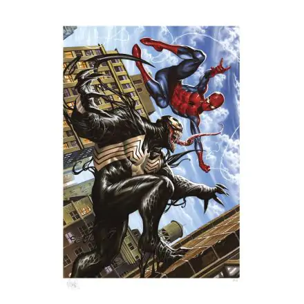 Marvel Art Print Spider-Man vs Venom 46 x 61 cm - keretezetlen vászonkép termékfotó