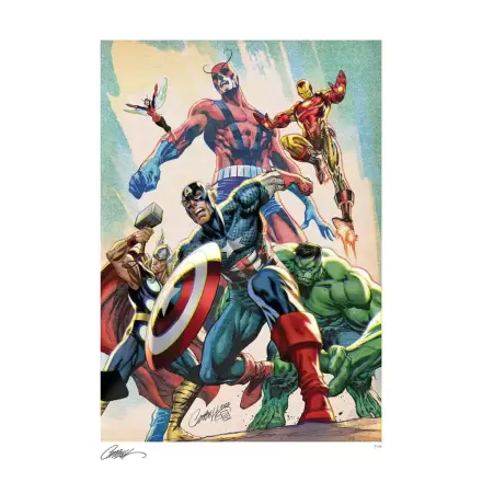 Marvel Art Print The Avengers 46 x 61 cm - keretezetlen vászonkép termékfotója