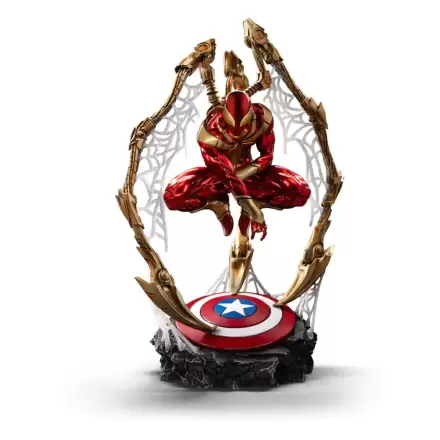 Marvel Art Scale Deluxe 1/10 Spider-man Iron Armor Comics (CCXP Exclusive 2024) szobor figura 24 cm termékfotója