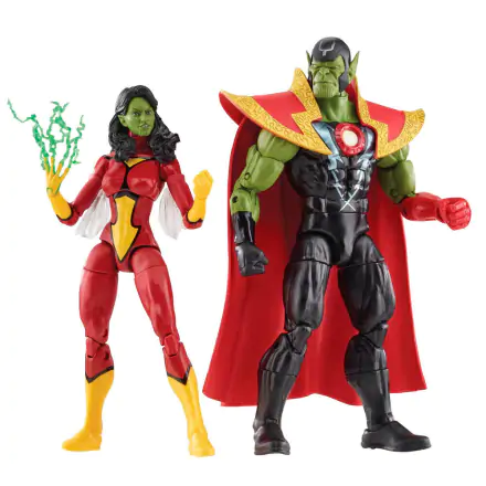 Marvel Avengers Beyond Earth Mightiest Skrull Queen & Super Skrull figurák 15cm termékfotója