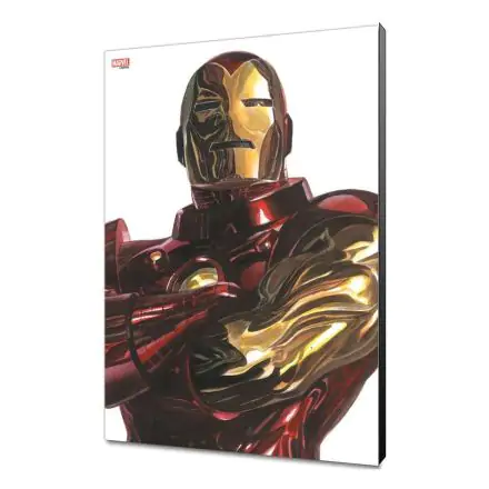 Marvel Avengers Collection Wooden Wall Art Alex Ross - Iron Man 30 x 45 cm termékfotó