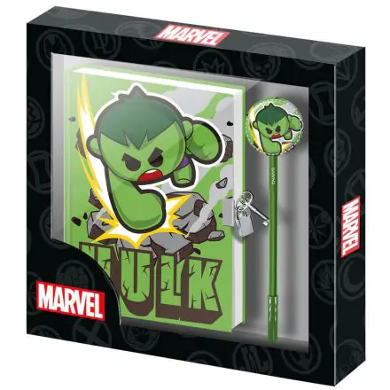 Marvel Avengers Hulk Greenmass keményfedeles füzet és toll csomag termékfotó