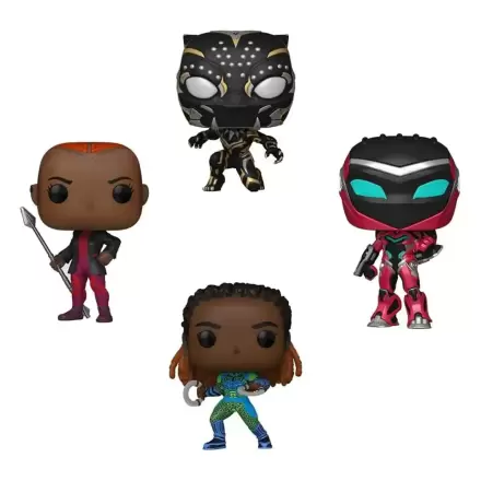 Marvel Black Panther Wakanda Forever Funko POP! Movies Vinyl figura 4 db-os csomag 9 cm termékfotó