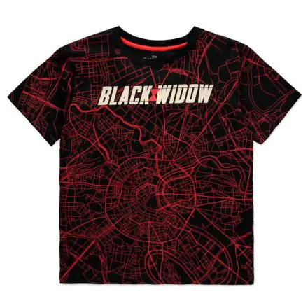 Marvel Black Widow City Map női póló termékfotó