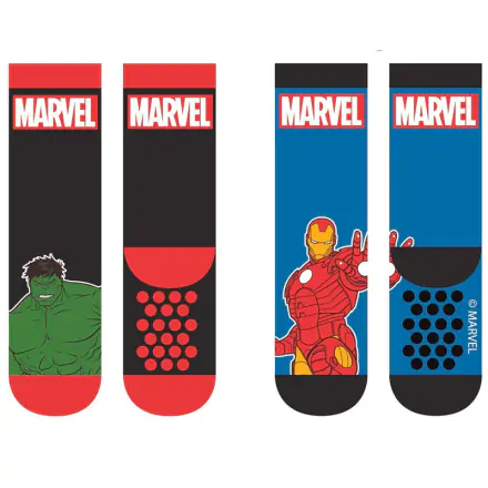 Marvel Bosszúállók 2 db-os csúszásmentes gyerek zokni csomag termékfotó