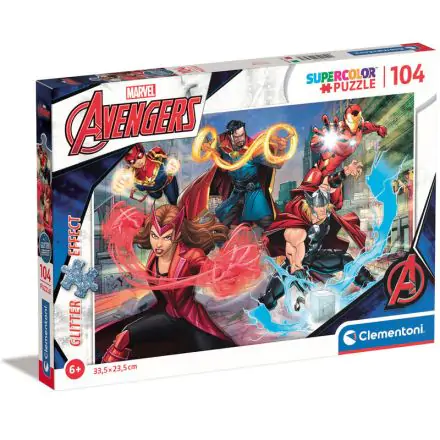 Marvel Bosszúállók Glitter Effect puzzle 104db-os termékfotó