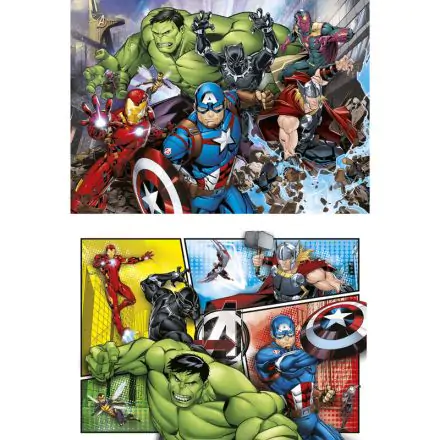 Marvel Avengers puzzle 2x60pcs termékfotója