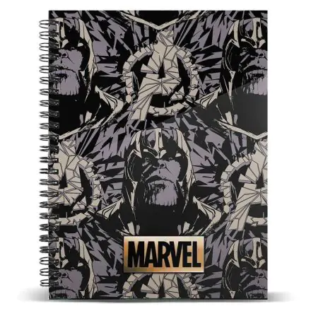 Marvel Bosszúállók Thanos A5 jegyzetfüzet termékfotó
