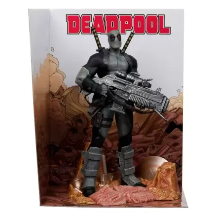 Marvel Collection 1/6 Deadpool (Deadpool #1)(Grey Suit Chase) PVC szobor figura 27 cm termékfotó