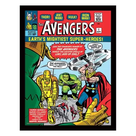 Marvel Collector Print Avangers vs. Loki Comic keretezett poszter termékfotója